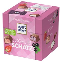 Шоколадные конфеты RITTER SPORT "JOGHURT SCHATZ", набор 3 вкуса, 22 конфеты, 176 г - фото 17248590