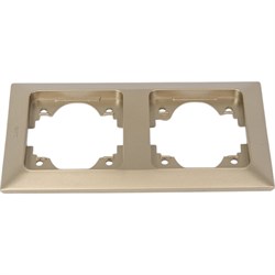 Вертикальная двухместная рамка NE-AD Aras - фото 17258972