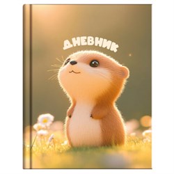 Дневник 1-4 класс 48 л., твердый, ЮНЛАНДИЯ, глянцевая ламинация, с подсказом, "Хомячок", 107579 - фото 17262897