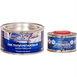 Двухкомпонентный лак полиуретановый POLIMER MARINE 0.5ЛПВГ - фото 17271539