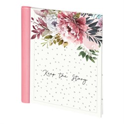 Фотоальбом BRAUBERG "Blossom", на 20 магнитных листов, 23х28 см, твердая обложка, спираль, 391425 - фото 17275262