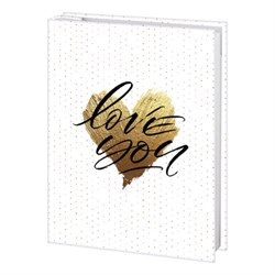 Фотоальбом с заметками BRAUBERG "Love you" на 200 фото размером 10х15 см, твердая обложка с тиснением фольгой, подарочный бокс, 391430 - фото 17275267