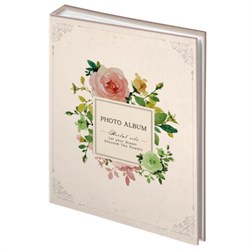 Фотоальбом BRAUBERG "Tender flowers" на 100 фото 10х15 см, твердая обложка, 391438 - фото 17275275