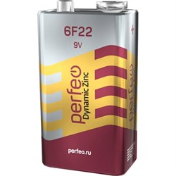 Батарейка Perfeo 6F22 - фото 17279292