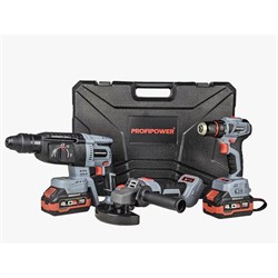 Бесщеточный аккумуляторный набор Profipower ProfiSet-3E18 - фото 17279300
