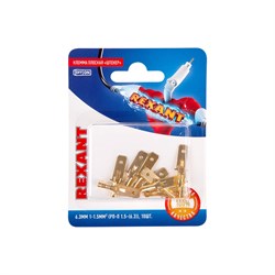 Плоская клемма-штекер REXANT РП-п 1.5-(6.3) - фото 17289502