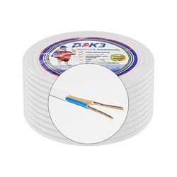 Провод ШВВП ВЭКЗ 2х0,5 100м ГОСТ - фото 17292231