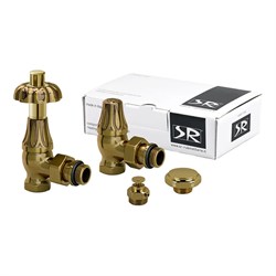 Комплект угловых декоративных вентилей SR Rubinetterie Floral Old Style - фото 17295902