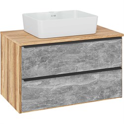 Тумба под умывальник Moduo Square 50/Гамма 56 Runo Мальта 85 - фото 17296577