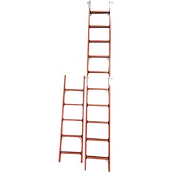 Стеклопластиковая приставная диэлектрическая лестница Диэлектрик ЛСПД-М 3-4,85 - фото 17298652