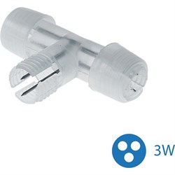 Соединительная "T" образная муфта для дюралайта Космос KOC-DL-3W13-CT - фото 17299901