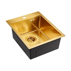 Мойка универсального монтажа EMAR EMB-128A PVD Nano Golden - фото 17300109