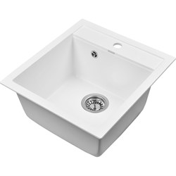 Мойка для кухни из искусственного камня WISENT вайт 500x450x220 (беларусь) MW450-28/WGER013 - фото 17301828