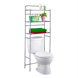 Напольная трехъярусная полка для туалета Tatkraft TANKEN - фото 17302176