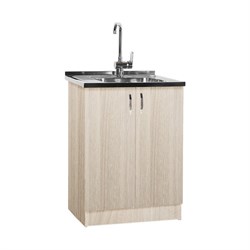 Тумба SANTREK 60*50 цвет ясень шимо светлый (2 дверцы) (ЛДСП) - фото 17304188