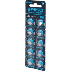 Щелочные/алкалиновые элементы питания Epilso EPB-AG06-10BC - фото 17305404