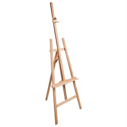 Мольберт напольный BRAUBERG ART CLASSIC, бук, угол 60°, 63х174(231)х68см, высота холста 126см,190652 - фото 17317137