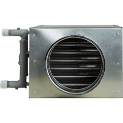 Круглый канальный водяной воздухонагреватель Waer DRW 315/2 - фото 17324476