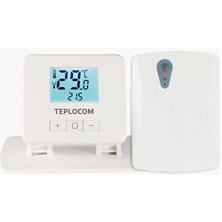 Беспроводной комнатный термостат TEPLOCOM TEPLOCOM TS-2AA/3A-RF - фото 17328832