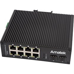 Промышленный коммутатор Amatek AN-SXG10P8A - фото 17336910