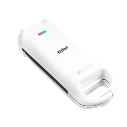 Электровафельница для бельгийских вафель KITFORT КТ-1643, 700 Вт, белая - фото 17338746