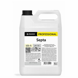 Средство моющее c дезинфицирующим эффектом, 5 л, PRO-BRITE SEPTA, концентрат, 101-5 - фото 17342902