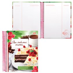 Книга для кулинарных рецептов, А5, 80 л., HATBER, 7БЦ, спираль, 5 разделителей, "Сладкие секреты", 80ККт5Aпс_08760 - фото 17345524