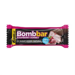 Батончик BOMBBAR "Малиновый сорбет" без сахара 40 г, шоу-бокс, ББР98 - фото 17349348