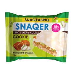 Печенье SNAQ FABRIQ "Фисташка и карамель" без сахара 45 г, шоу-бокс, СФ145 - фото 17349357