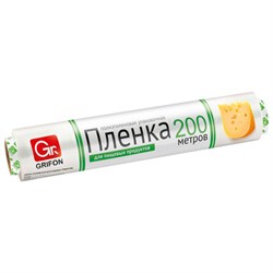 Пленка пищевая ПЭ в упаковке, 29 см х 200 м, 6 мкм, GRIFON, 200-012 - фото 17349368