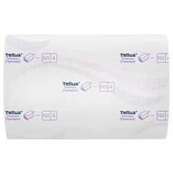Салфетки Tellus/TORK (Система NS4) ПРЕМИУМ, 2-слойные, КОМПЛЕКТ 20 шт., 200 шт., белые, 773100 - фото 17351967