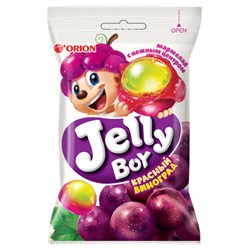 Мармелад жевательный ORION "Jelly Boy" со вкусом красного винограда, 66 г - фото 17352125