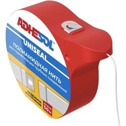 Уплотнительная сантехническая нить для герметизации резьбовых соединений ADHESOL uniseal - фото 17362494