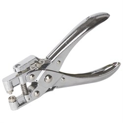 Дырокол металлический на 1 отверстие для люверса BRAUBERG "HL-1", до 30 листов, диаметр отверстия 5 мм, 227792 - фото 17370169