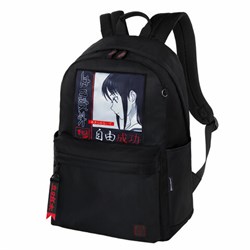 Рюкзак BRAUBERG FASHION CITY универсальный, карман-антивор, "Anime Girl", черный, 44х31х16 см, 272568 - фото 17370178