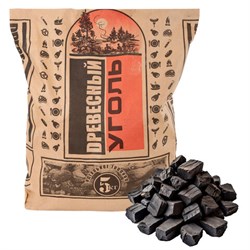 Уголь древесный 5 кг, 701763 - фото 17370306