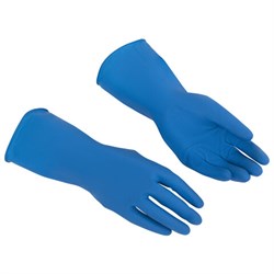 Перчатки VILEDA многоцелевые латексные МНОГОРАЗОВЫЕ х/б напыление, ПРОЧНЫЕ, р-р S, си, 174350 - фото 17370319