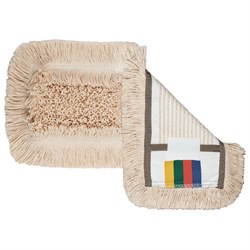 Насадка МОП плоская 40см VILEDA "КонтрактПлюс Комби", уши (ТИП УВ) хлопок /полиэстер, бежевый 167310 - фото 17370365