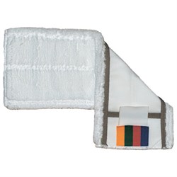 Насадка МОП плоская 40см VILEDA "МикроПур Комби", уши (ТИП УВ) микрофибра, белый, 167297 - фото 17370367