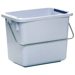 Ведро 6л, VILEDA "Цветовое кодирование" 28х17,5х21,5см, для тележек, 120943 - фото 17370370