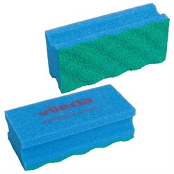 Губки VILEDA Синие "ПурАктив" КОМПЛЕКТ 10шт, против загрязнений, БЕЗ ЦАРАПИН,, 123118 - фото 17370390