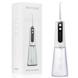 Ирригатор для полости рта REVYLINE RL 670, емкость резервуара 0,27 л, 2 насадки, белый, 9101 - фото 17377910