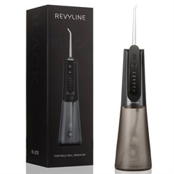 Ирригатор для полости рта REVYLINE RL 670, емкость резервуара 0,27 л, 2 насадки, черный, 9102 - фото 17377911