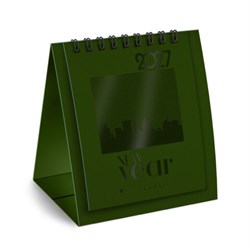 Календарь-домик настольный на гребне, 2027 г., BRAUBERG, 110х120 мм, ЗЕЛЕНЫЙ, 118456 - фото 17467486
