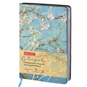 Ежедневник недатированный А5 (138х213 мм), BRAUBERG VISTA, под кожу, гибкий, 136 л., "Van Gogh", 111983