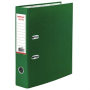 Папка-регистратор ОФИСМАГ с арочным механизмом, покрытие из ПВХ, 75 мм, зеленая, 225751