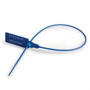 Пломбы пластиковые номерные УНИВЕРСАЛ, самофиксирующиеся, длина рабочей части 350 мм, СИНИЕ, КОМПЛЕКТ 50 шт., 600809