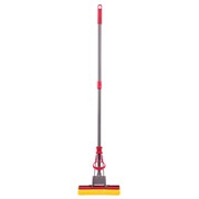 Швабра самоотжимная, роликовый отжим, насадка PVA 27 см, телескопический черенок 70-125 см, LAIMA, 603596