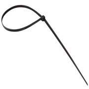 Хомуты (стяжки), нейлоновые, 3,6 мм х 300 мм, комплект 100 шт., черные, европодвес, 57-0301