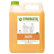 Мыло жидкое 5 л SYNERGETIC "Фруктовый микс", гипоаллергенное, биоразлагаемое, 105502